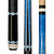 C-985 | Blue Maple Cue with Black Linen Wrap