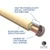 LZC48 | Midnight Black, Green & Blue Poly with Silk White Inlays, Imt. Bone Wrapless Handle, Slim Shaft Upgrade