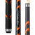 LHRV25| Rival Black & Metallic Orange Matte Finish Cue with Rival G5 Grip