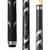 LHRV22 | Rival Black & Metallic Silver Matte Finish Cue with Rival G5 Grip