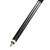 LUX67 | Matte Black, Custom White w/ Malachite inlay rings, Wrapless handle