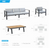 Nofi Aluminum Outdoor Conversation Set - Series 3801 Nofi Aluminum Outdoor Conversation Set - Series 3801