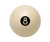 Aramith White Eight Ball