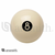Aramith BB8BW White Eight Ball Aramith BB8BW White Eight Ball