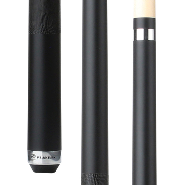 PLAYERS C706 ONYX BLACK MATTE PAINT SERIES CUE  PLAYERS C706 ONYX BLACK MATTE PAINT SERIES CUE