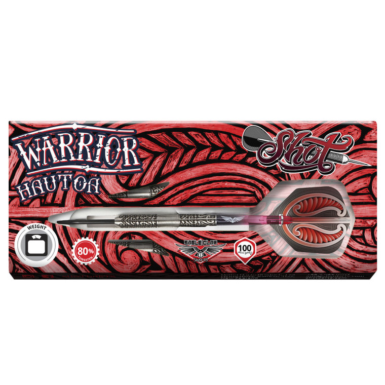 Warrior Hautoa Steel Tip Dart Set 26gm