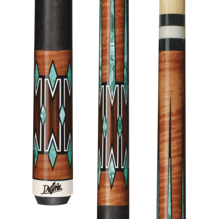 D-SE20 | Curly Maple Stain, Malachite/Diamond Points, Cocolobo Overlays D-SE20 | Curly Maple Stain, Malachite/Diamond Points, Cocolobo Overlays