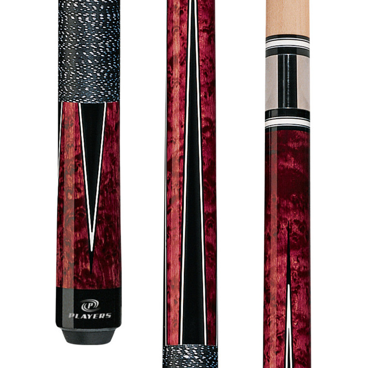 G-1001 | Crimson Birdseye Maple w/ Black & White Pts Graphic, Linen Wrap G-1001 | Crimson Birdseye Maple w/ Black & White Pts Graphic, Linen Wrap