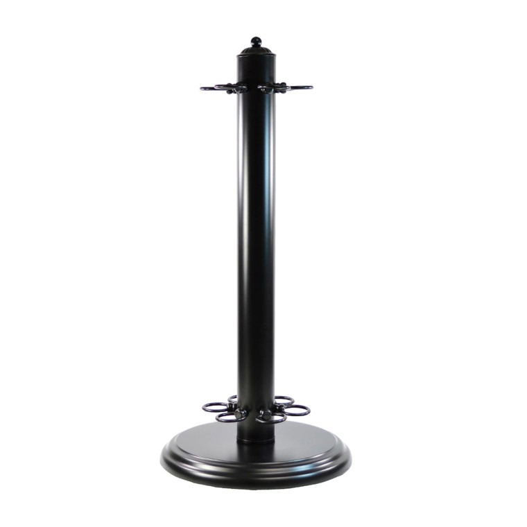 6-Cue Metal Floor Cue Rack