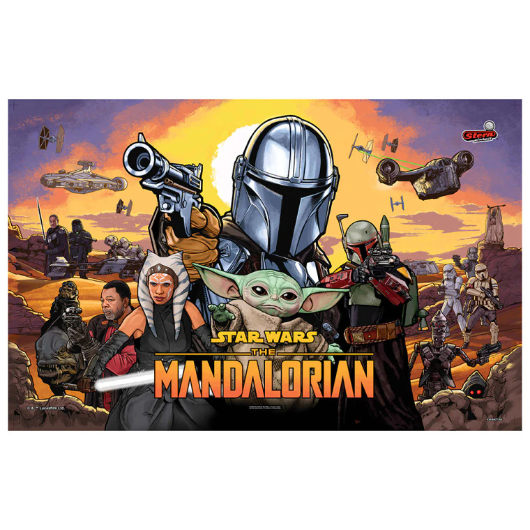 Replacement Star Wars Mandalorian Translite Pro Model