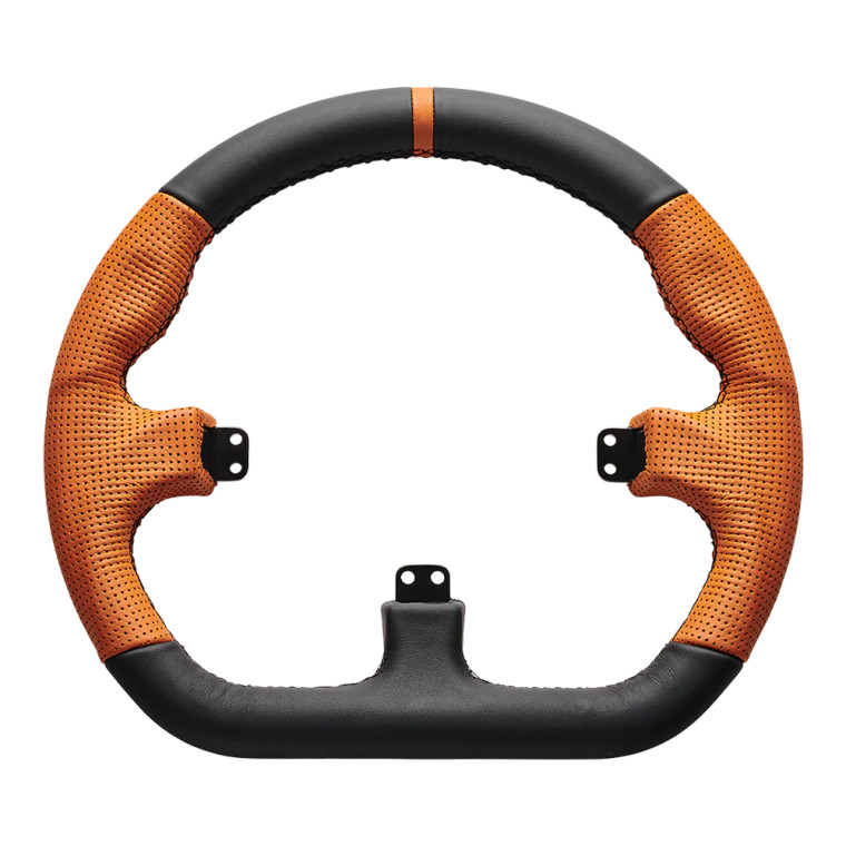 Asetek Simsports Closed D Leather Rim / Orange Asetek Simsports Closed D Leather Rim / Orange