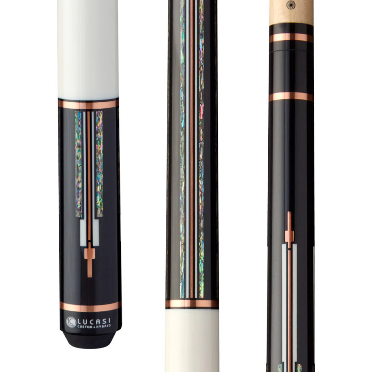 LCAD03 Lucasi Custom Art Deco Rose Gold & Mother-of-Pearl Cue LCAD03 Lucasi Custom Art Deco Rose Gold & Mother-of-Pearl Cue