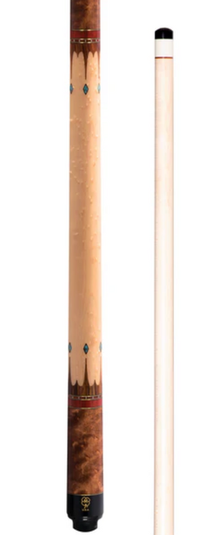 G407 | Birdseye Maple, Turquoise Diamond Inlays, Cherry Stain