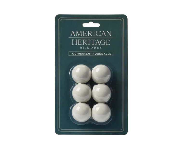 American Heritage Foosballs 6 pack