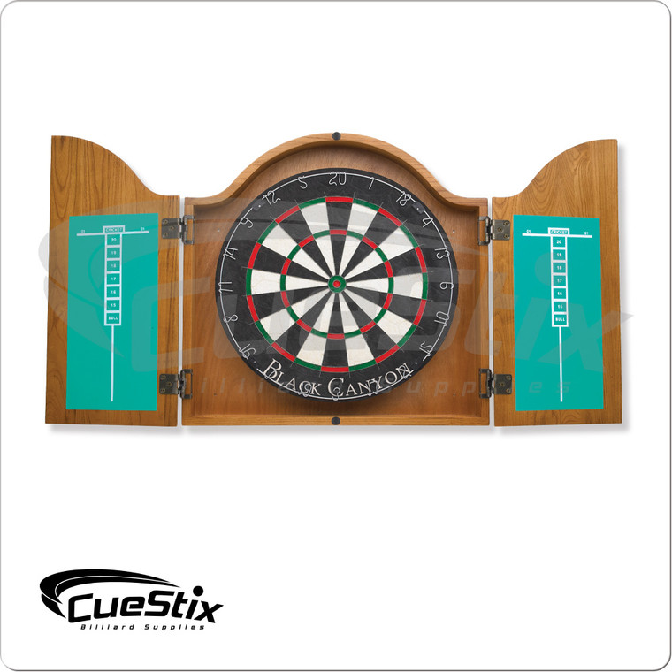 Arched Dart Board Cabinet