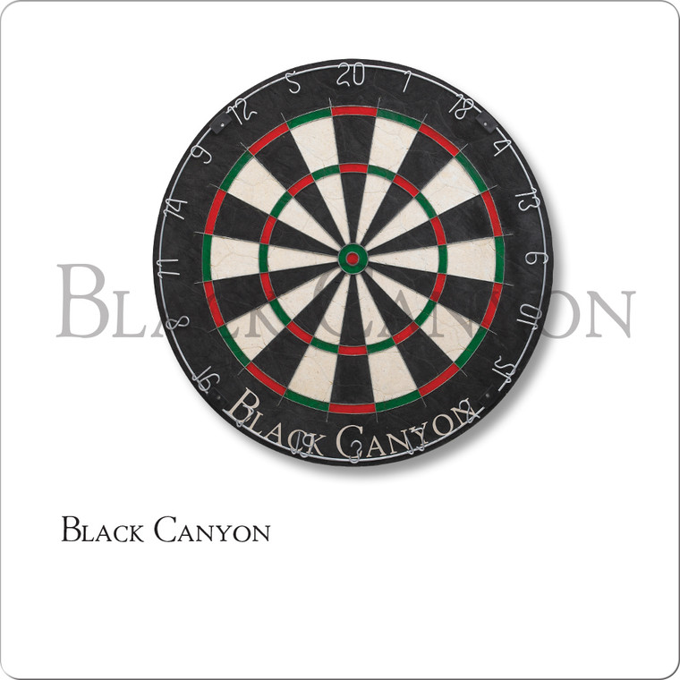 Black Canyon Bristle Dart Board With Bladed Wire