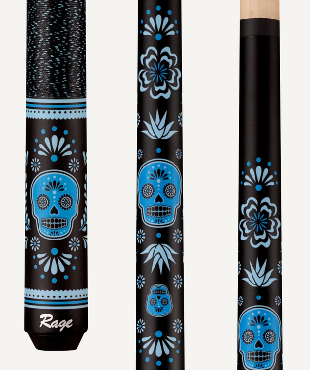 Rage Día de Muertos Azul Cue