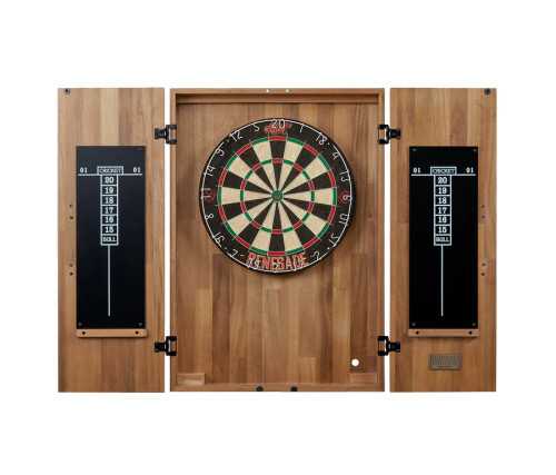 American Heritage Knoxville Wall Dartboard Cabinet
