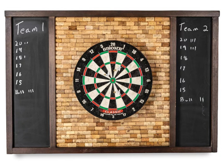 Dart Backboard with Wine Cork