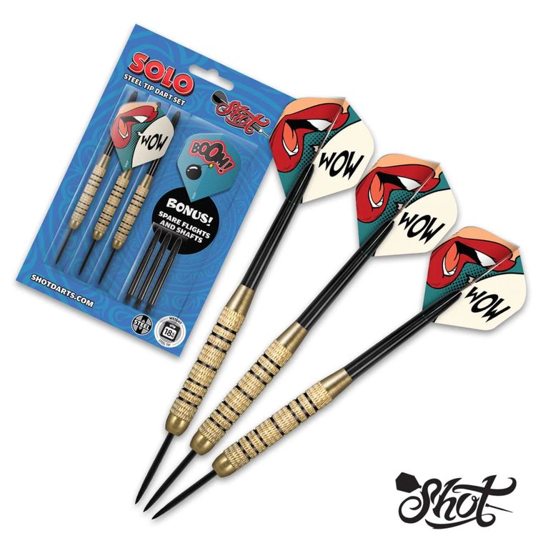 Shot Solo Steel Tip Dart Set