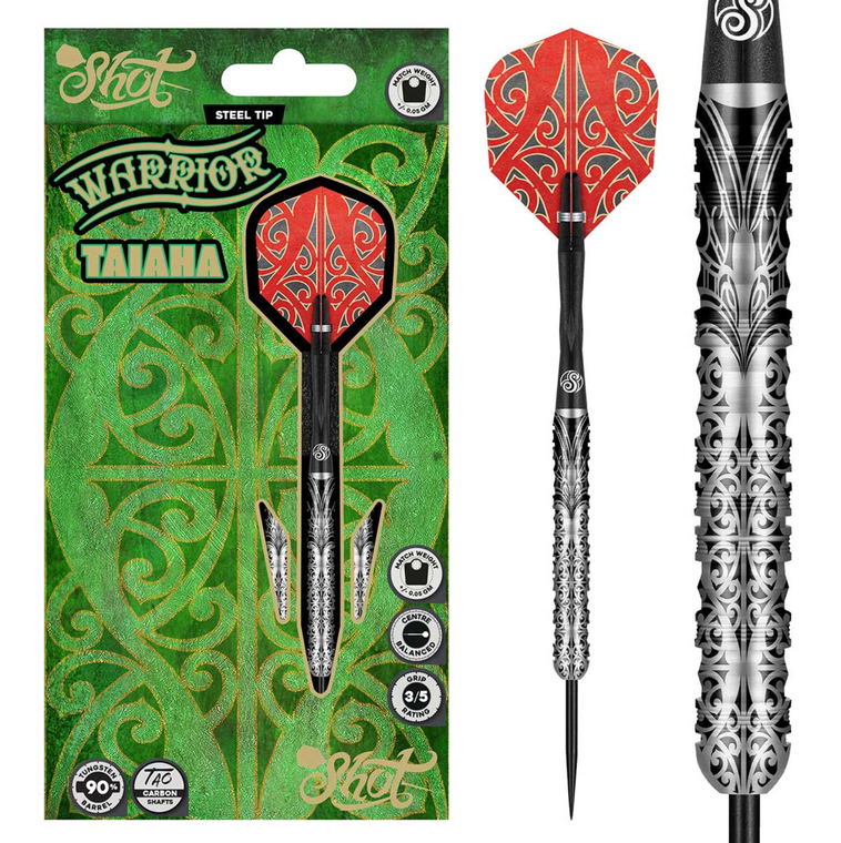 Warrior Taiaha Steel Tip Dart Set