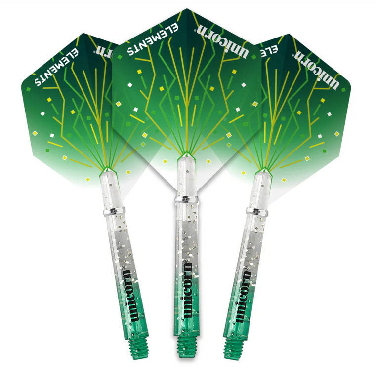 Gripper 4 Elements Thunderstorm Two-Tone Flight and Shaft Combo