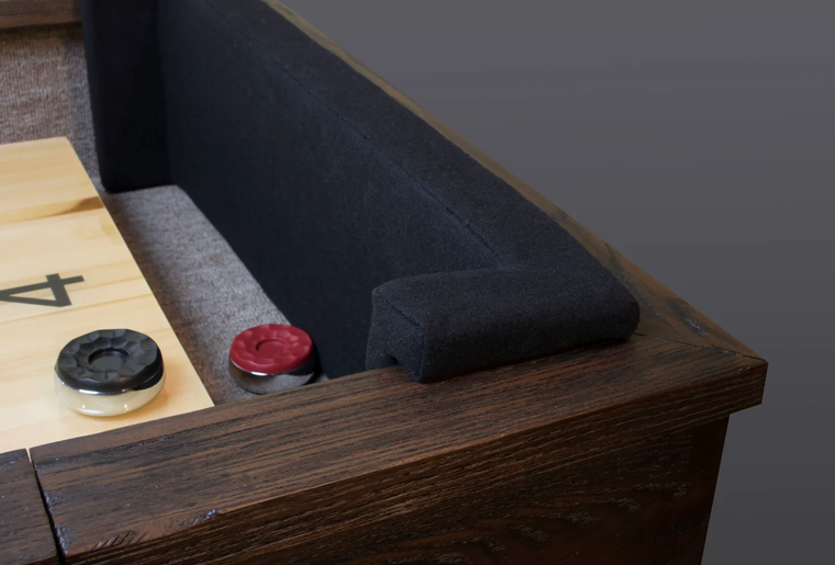 Shuffleboard End Protectors for Legacy Brand Shuffleboards with 16" Wide Playfields and Squared Off Cabinets