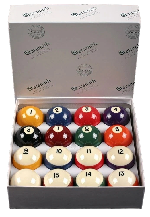 Aramith Crown Standard Ball Set w/Mag Green Ball