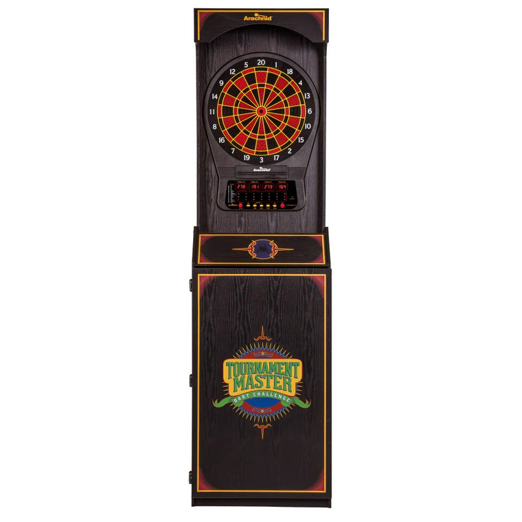 Cricket Pro 650 Standing Electronic Dartboard Cabinet Set