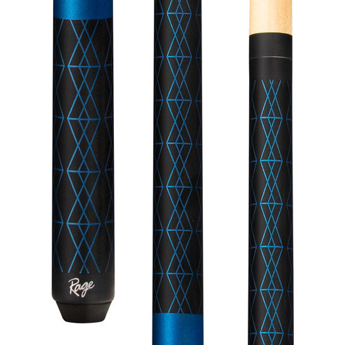 RG112 | Matte Blue Diamond, Sleek Wrapless Matte Blue Handle