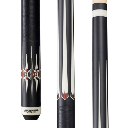 HC21 |Matte Black/White with Cocobolo Cue with Black Linen Wrap