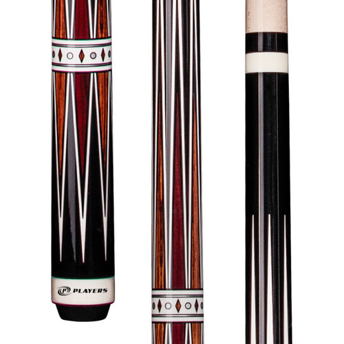 E2320 | Black & Cocobolo Wrapless Cue