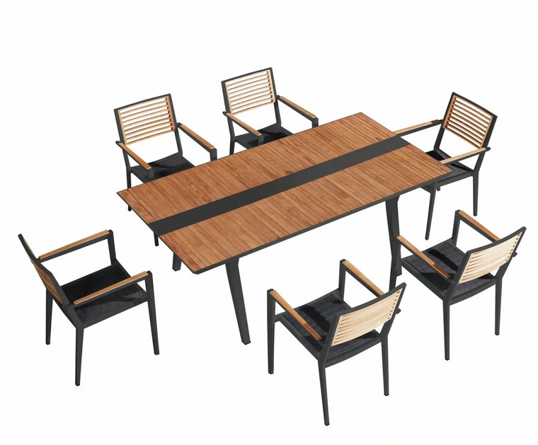 Champion Teak Outdoor Dining Set - Series 2043 Champion Teak Outdoor Dining Set - Series 2043