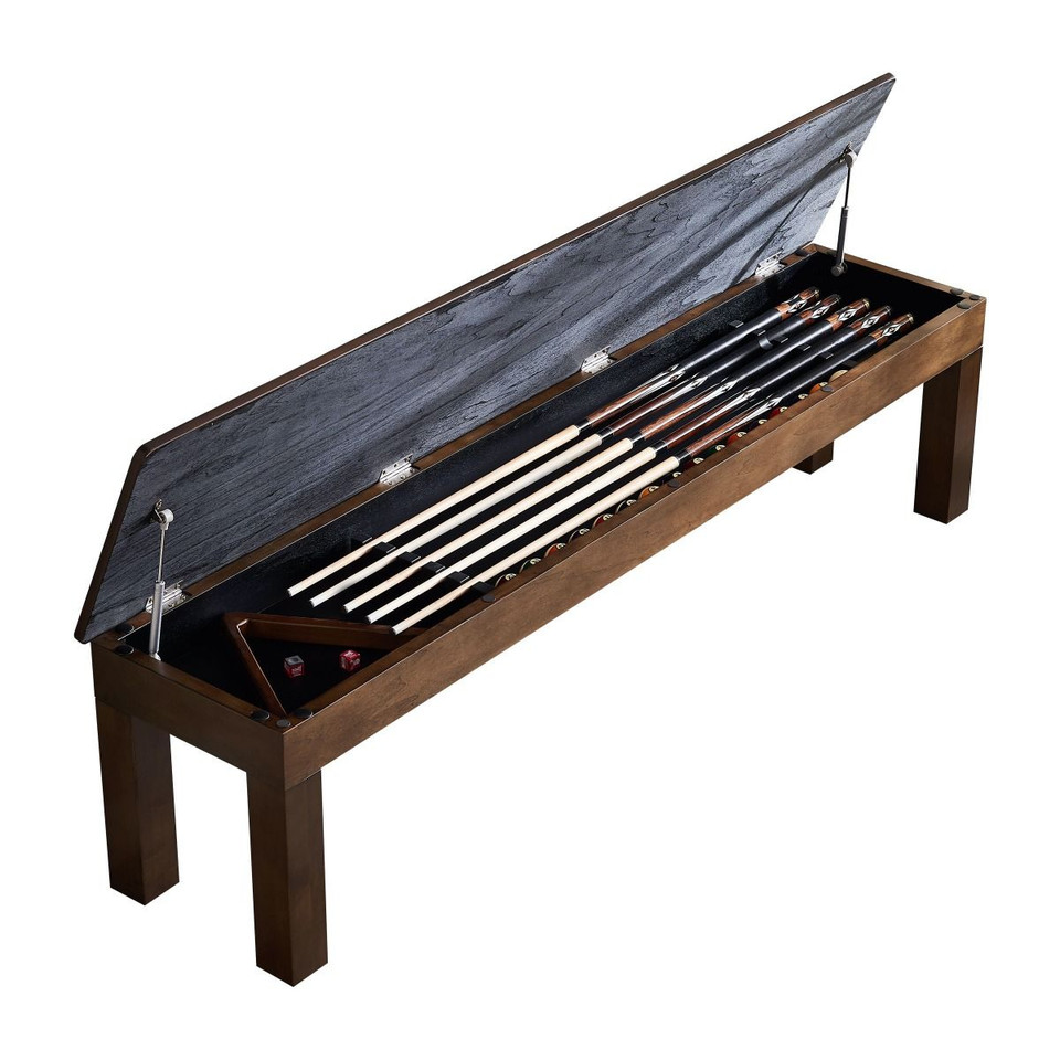 76" Storage Bench | Whiskey