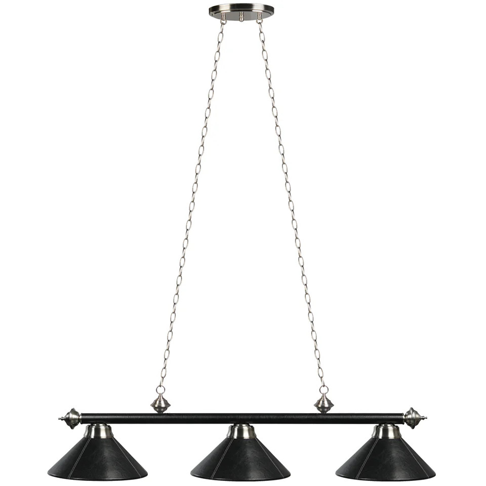  BILLIARD LIGHT - B54-LTHR BLK