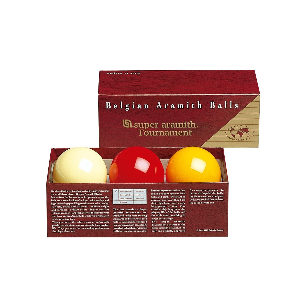 Aramith Super Pro Carom Tournament Ball Set