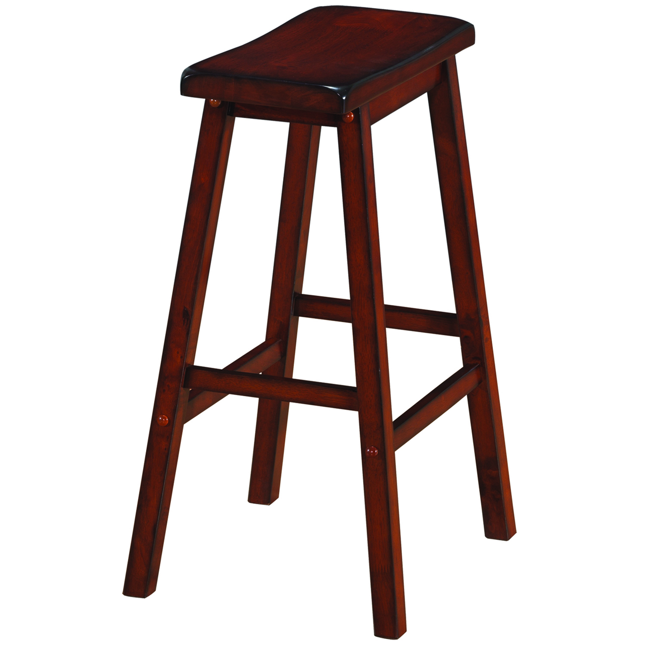 Wooden Backless Barstool