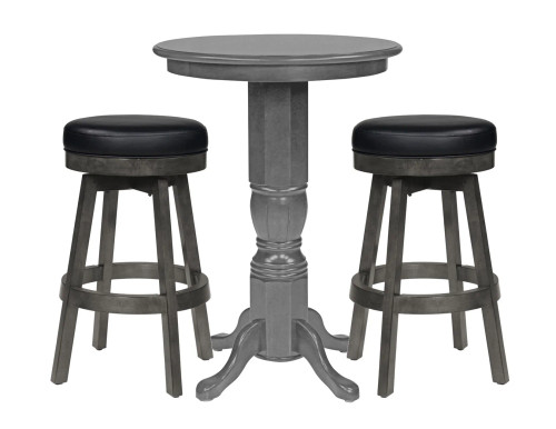 Classic Pub Table with Two Bar Stools Set | Shade Finish