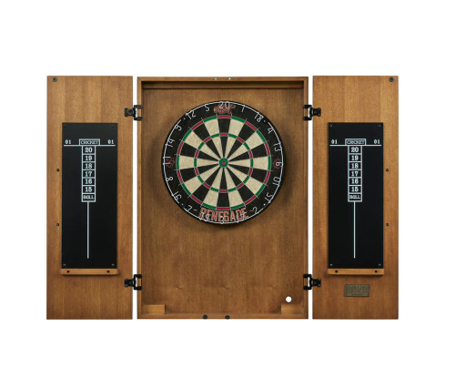 Alta Dartboard Cabinet | Brushed Walnut