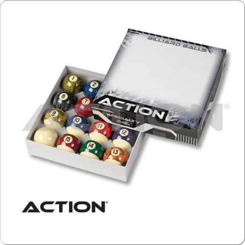 Action BBBM Black Marble Ball Set