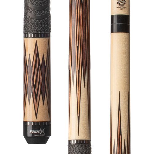 HXT102 Cue | Natural Maple, Bocote & Black Palm