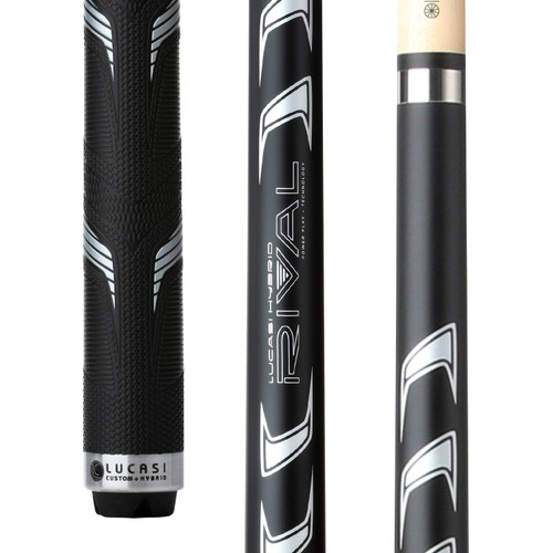 LHRV22 Cue | Midnight Black, Metallic Silver Overlay, Matte Finish