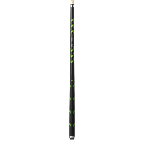 LHRV24 Cue | Midnight Black, Metallic Green Overlay, Matte Finish