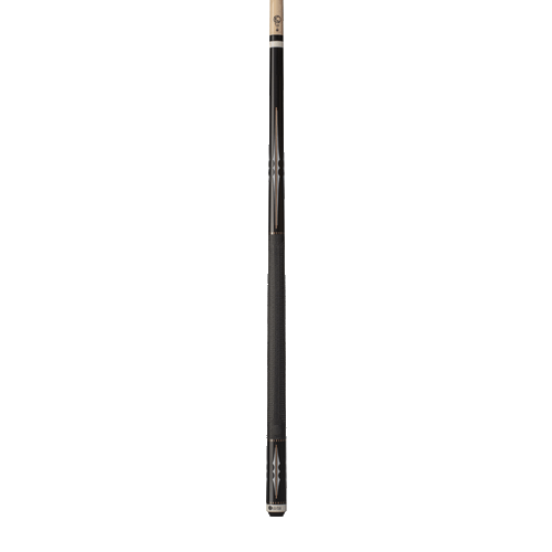 LHF68 Cue | Midnight Black w/ Bone & Rose Gold Floating Blade Inlay
