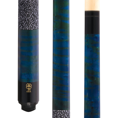 McDermott Players C602 Billardqueue – Metallic Blue & Stealth Matte Wrap | 5/16x18 Gelenk, 13 Mm Spitze