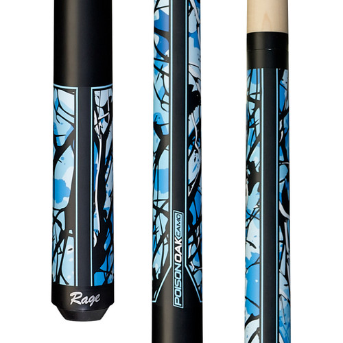 RGCB | Blue Poison Oak Camo, Simulated Black Wrap
