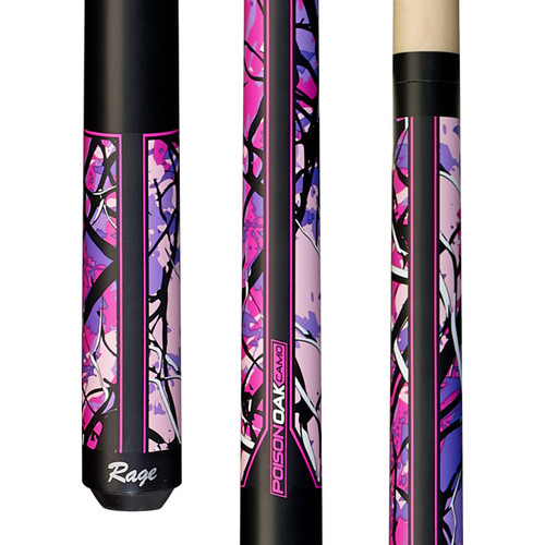 RGCP | Pink Poison Oak Camo, Simulated Black Wrap