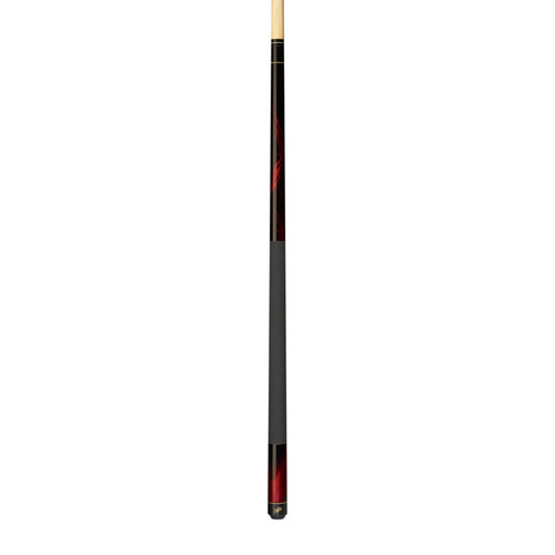 D-212 | Jet Black Red Flame Cue