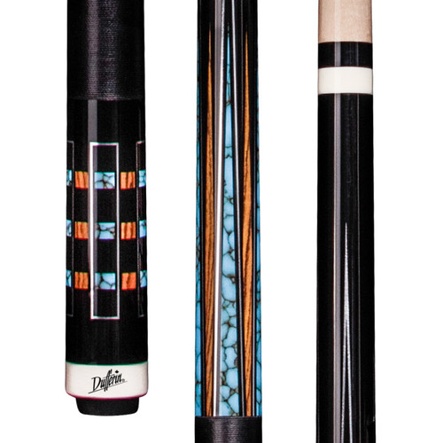 D-SE42 | Hard Rock Maple, Zebrawood, Silver and Blue Recon Graphic