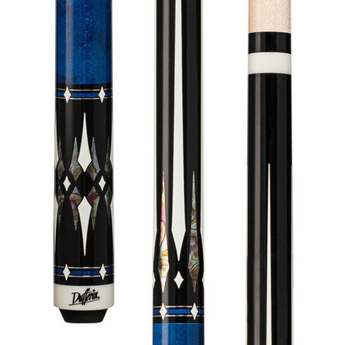D-SE48 | Canadian maple, blue stained handle, white/pearl accents